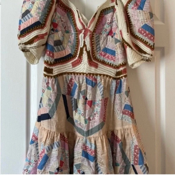 NWOT Sea New York Patchwork Quinn Crochet
Top Mini Dress - Picture 3 of 8